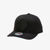 Philadelphia 76ers All Black Logo Classic Redline Snapback