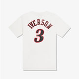 Allen Iverson Philadelphia 76ers Sports Illustrated Tee - Vintage White