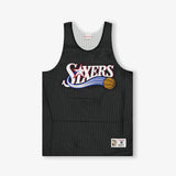 Philadelphia 76ers Reversible Tank - Black/White