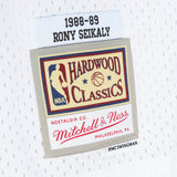 Rony Seikaly Miami Heat 88-89 HWC Swingman Jersey - White