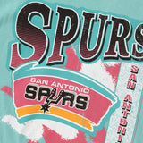 San Antonio Spurs Brush Off Tee - Faded Aqua