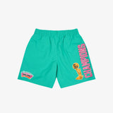 San Antonio Spurs Heritage NBA Champs Woven Shorts - Teal