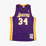 Shaquille O'Neal Los Angeles Lakers 99-00 HWC Swingman Jersey - Purple