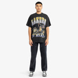 Shaquille O'Neal Los Angeles Lakers Photo Player Tee - Faded Black
