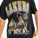 Shaquille O'Neal Los Angeles Lakers Photo Player Tee - Faded Black