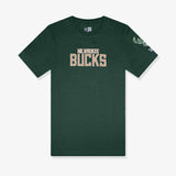 Milwaukee Bucks Practice Wordmark T-Shirt - Dark Green
