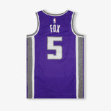 De'Aaron Fox Sacramento Kings Icon Edition Swingman Jersey - Purple