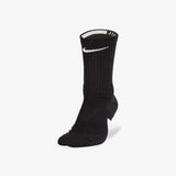 Elite Basketball Crew Socks - Black/White