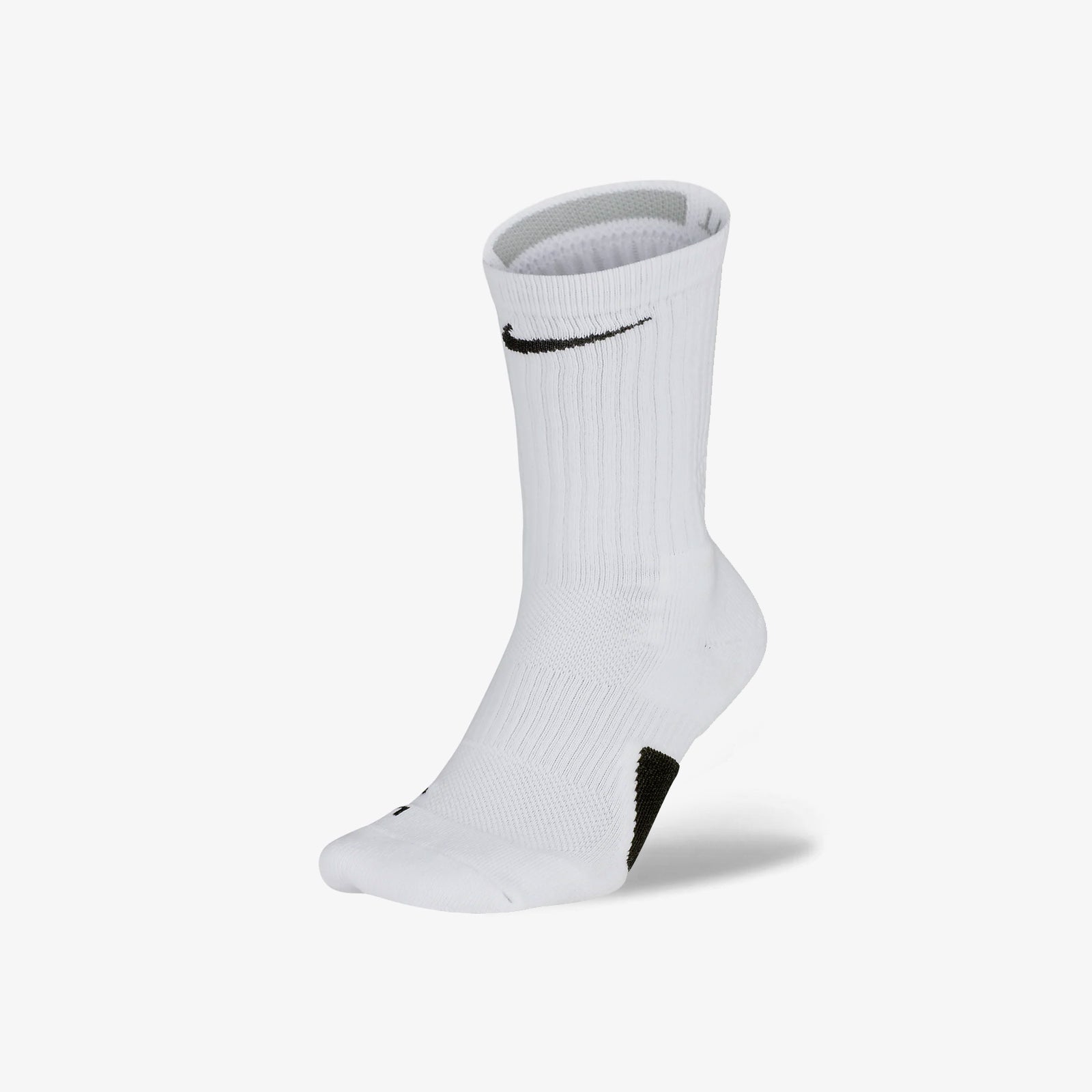 Elite Basketball Crew Socks White/Black – Throwback
