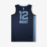 Ja Morant Memphis Grizzlies Icon Edition Swingman Jersey - Navy