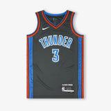 Josh Giddey Oklahoma City Thunder 2023 City Edition Swingman Jersey - Anthracite