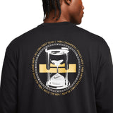 LeBron Father Time Long Sleeve T-Shirt - Black