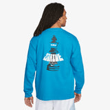 LeBron 'Strive For Greatness' Long Sleeve T-Shirt - Blue