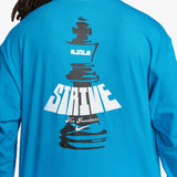 LeBron 'Strive For Greatness' Long Sleeve T-Shirt - Blue