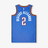 Shai Gilgeous-Alexander Oklahoma City Thunder Icon Edition Swingman Jersey - Blue