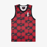 Zion Mesh Print Tank - Red