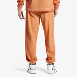 Basketball Court Top Bi-Dye Fleece Pants - Burnt Orange
