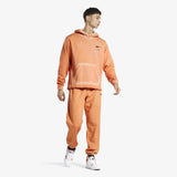 Basketball Court Top Bi-Dye Fleece Pants - Burnt Orange