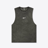 Basketball Court Top Bi-Dye Tank - Black
