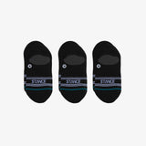 Stance Basic No Show Socks (3 Pairs) - Black