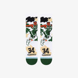 Giannis Antetokounmpo Paint Crew Socks