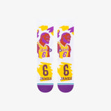 LeBron James Paint Crew Socks