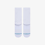 Stance NBA Logoman Crew Socks - White