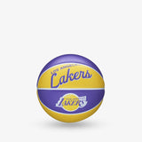 Los Angeles Lakers NBA Team Retro Mini Basketball - Size 3