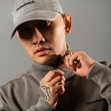 Fundamentals 1/4 Zip Sweatshirt - Faded Grey