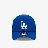 Los Angeles Dodgers 39Thirty Stretch Fit - White - Front