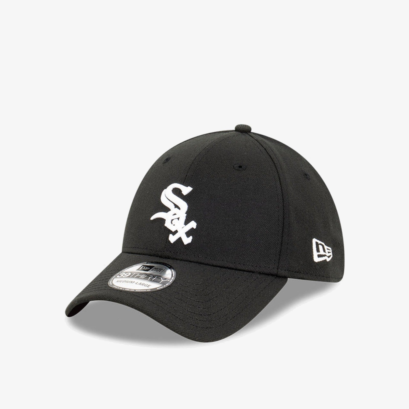Chicago White Sox 39Thirty Stretch Fit - Black - Three-quarter left