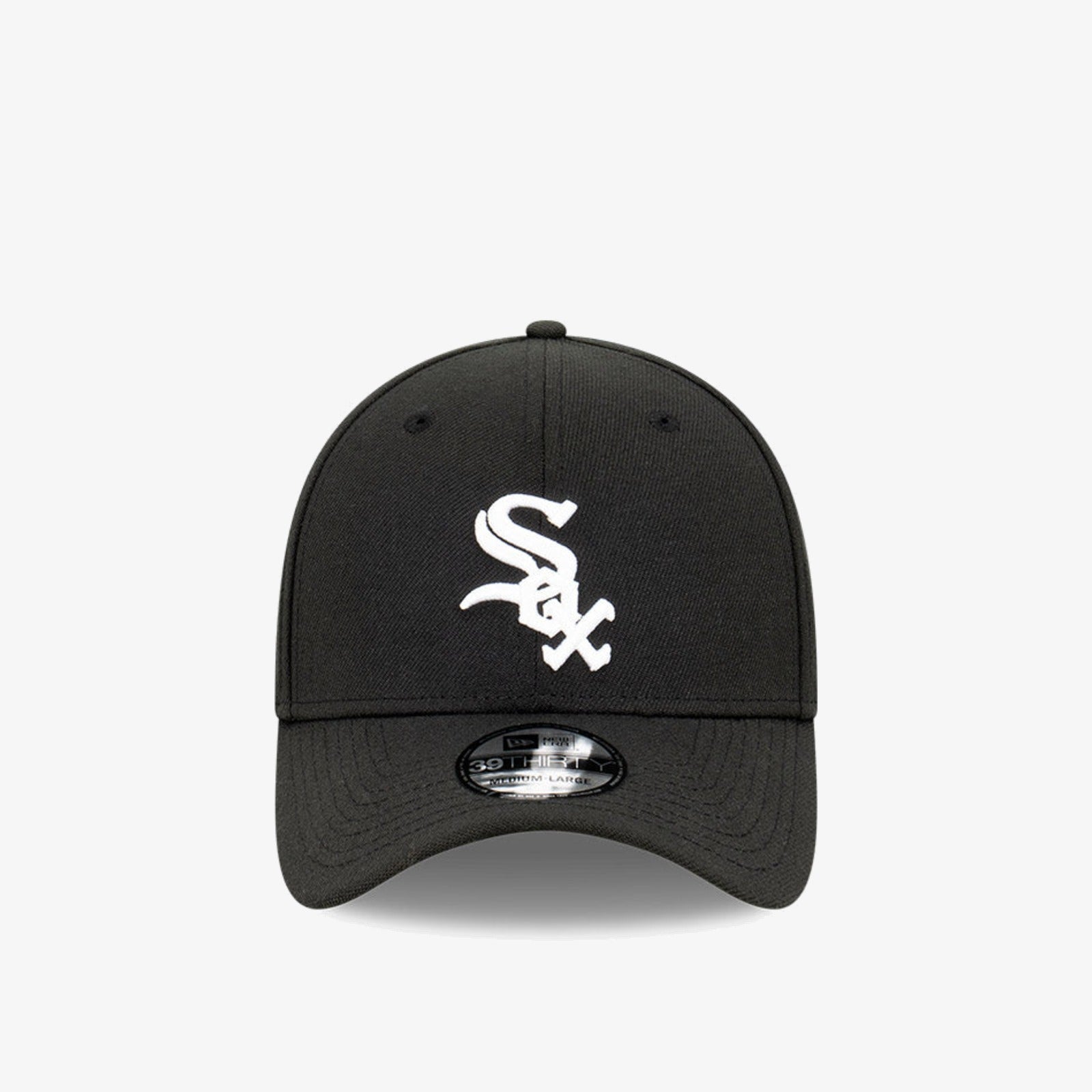 Chicago White Sox 39Thirty Stretch Fit - Black - Front