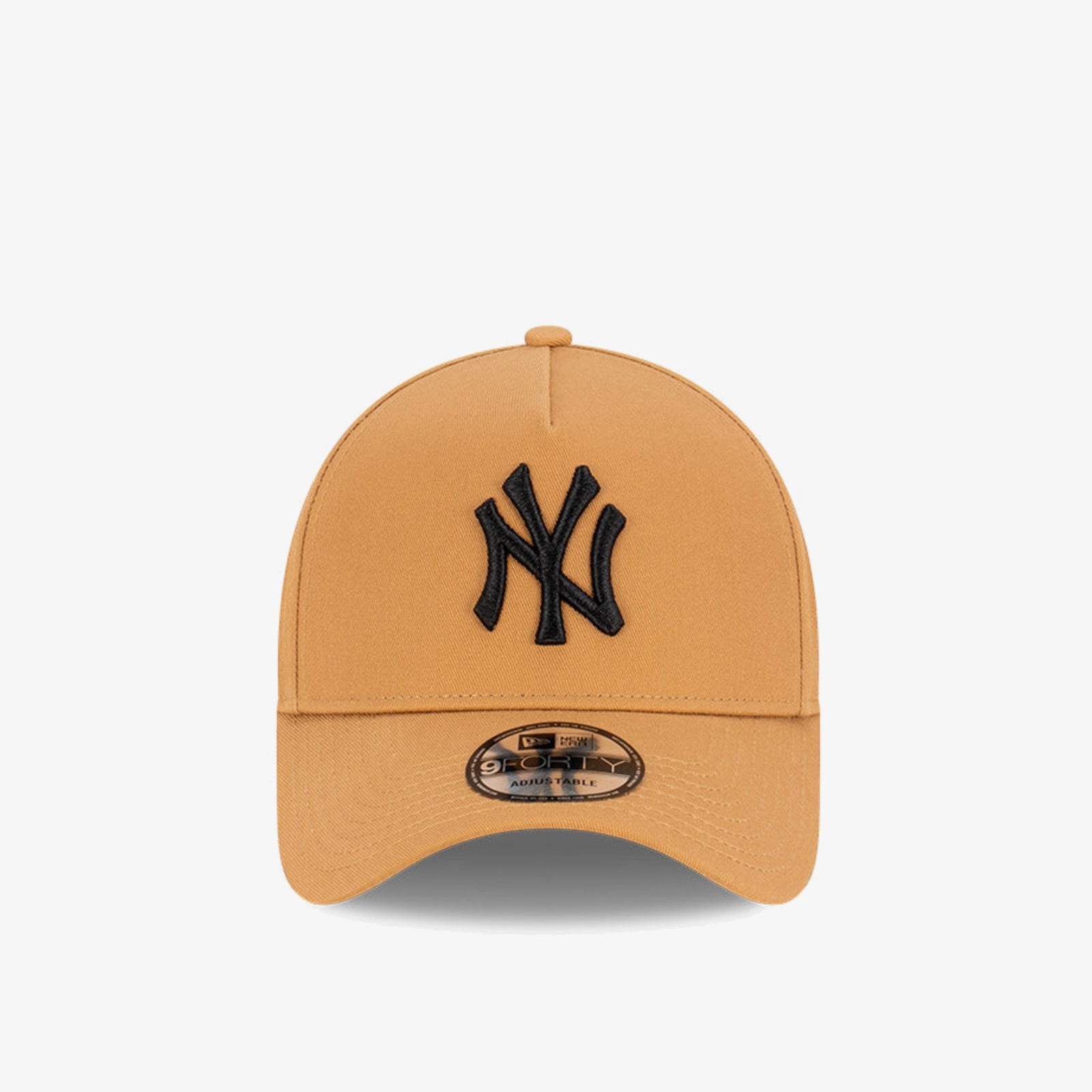 New York Yankees 9Forty A-Frame Snapback - Wheat/Black - Front