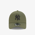 New York Yankees 9Forty A-Frame Snapback - Olive/Black - Front