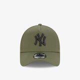 New York Yankees 9Forty A-Frame Snapback - Olive/Black - Front