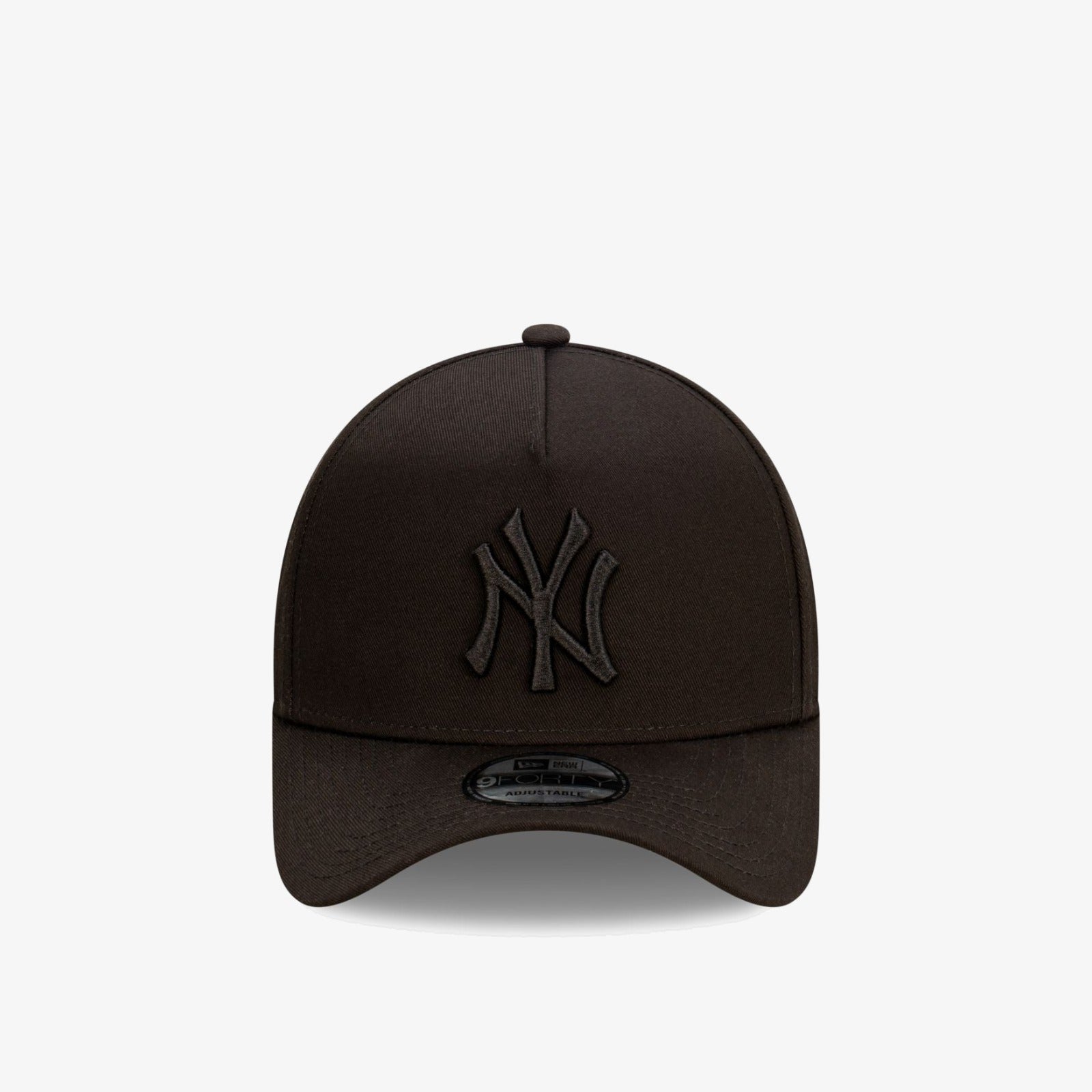 New York Yankees 9Forty A-Frame Snapback - Black on Black - Front