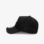 Los Angeles Lakers 9Forty A-Frame Snapback - Black on Black - Left side