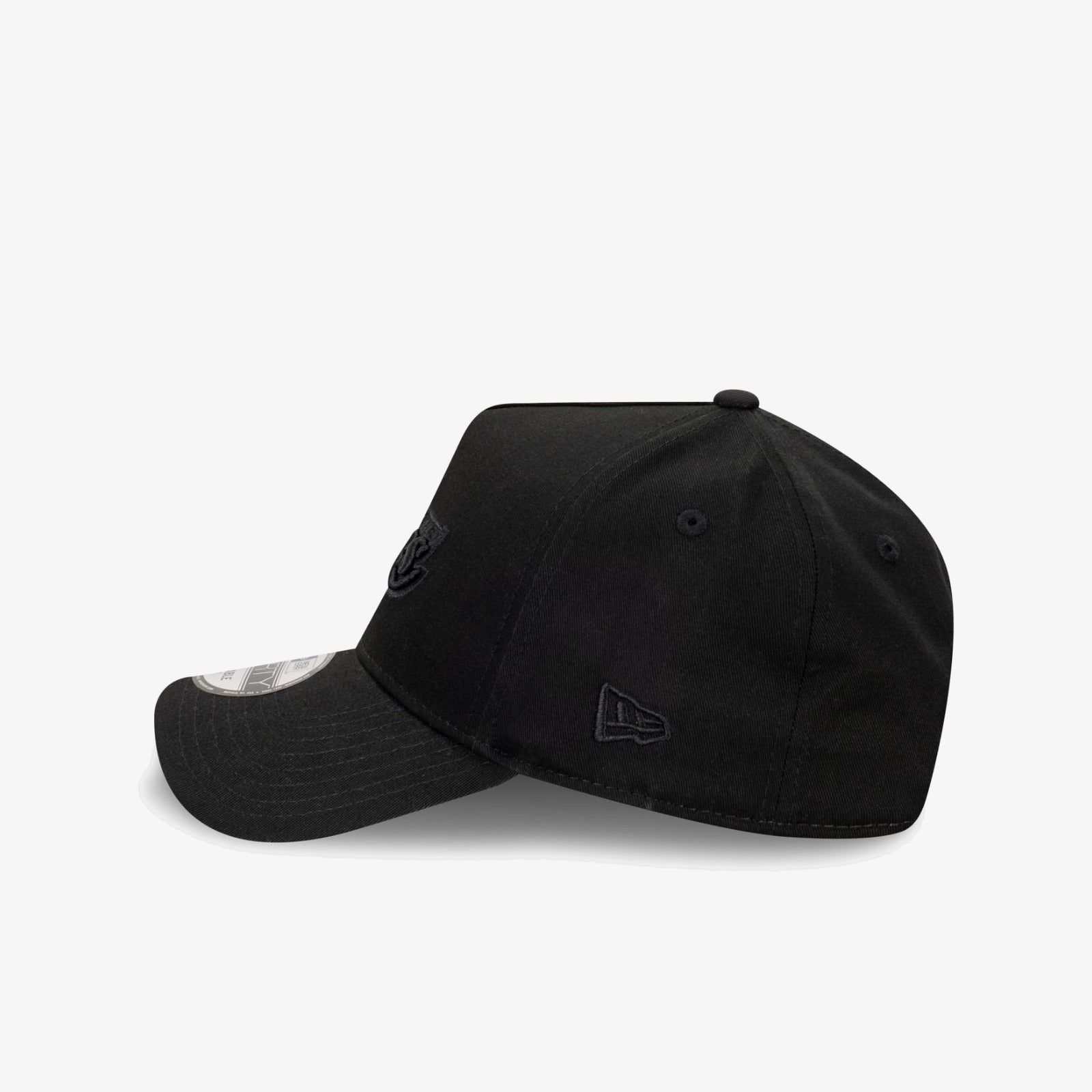Los Angeles Lakers 9Forty A-Frame Snapback - Black on Black - Left side