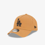 Los Angeles Dodgers 9Forty A-Frame Snapback - Wheat/Black - Three-quarter left