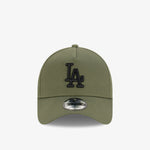 Los Angeles Dodgers 9Forty A-Frame Snapback - Olive/Black - Front