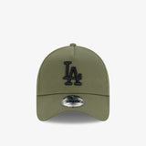 Los Angeles Dodgers 9Forty A-Frame Snapback - Olive/Black - Front