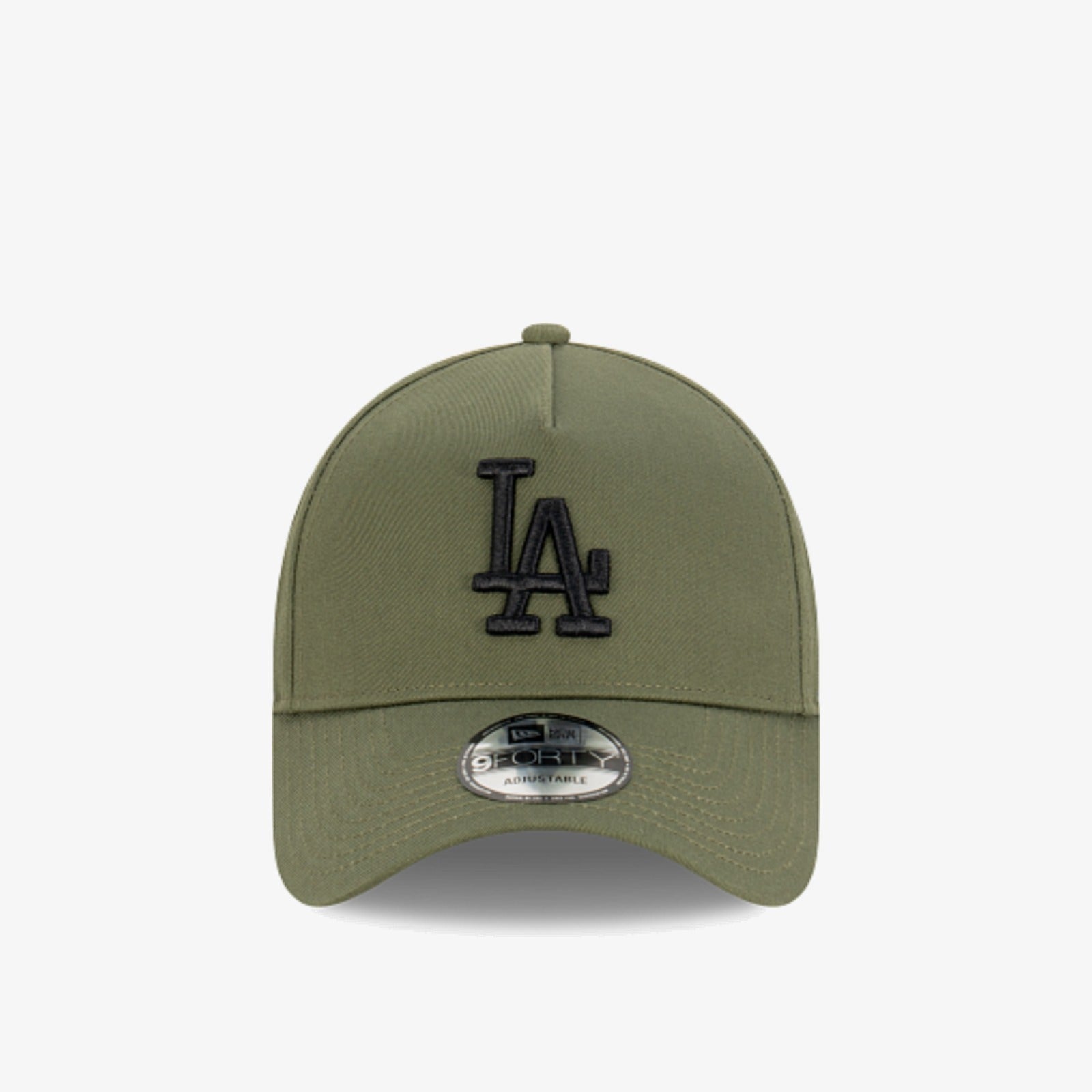Los Angeles Dodgers 9Forty A-Frame Snapback - Olive/Black - Front