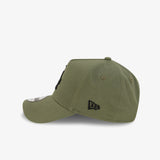 Los Angeles Dodgers 9Forty A-Frame Snapback - Olive/Black - Left side
