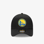 Golden State Warriors 9Forty A-Frame Snapback - Black - Front