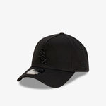 Chicago White Sox 9Forty A-Frame Snapback - Black on Black - Three-quarter left