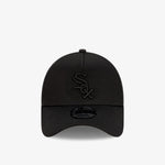 Chicago White Sox 9Forty A-Frame Snapback - Black on Black - Front