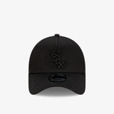 Chicago White Sox 9Forty A-Frame Snapback - Black on Black - Front