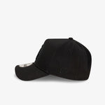 Chicago White Sox 9Forty A-Frame Snapback - Black on Black - Left side