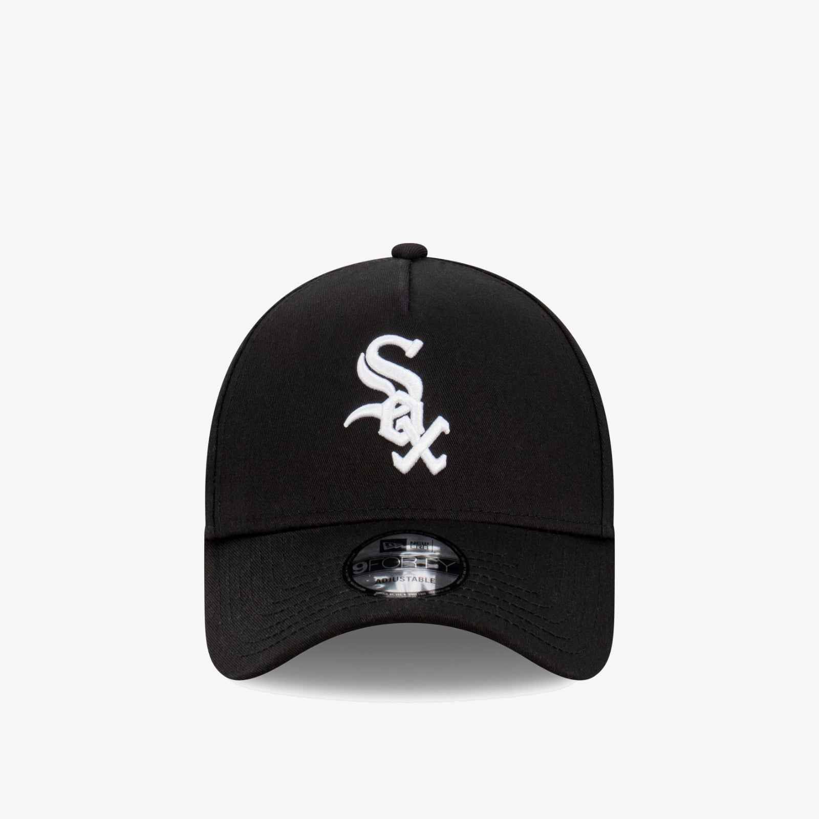 Chicago White Sox 9Forty A-Frame Snapback - Black - Front