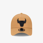 Chicago Bulls 9Forty A-Frame Snapback - Wheat/Black - Front